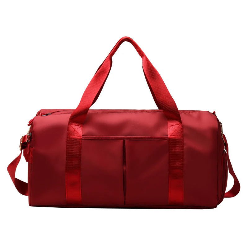 Waterproof Fitness Sports Travel Duffel Bag - Versatile Weekender for Men and Women.